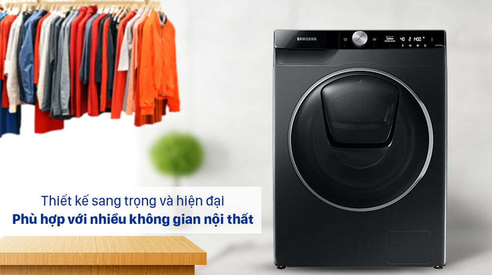 máy giặt samsung ww10tp54dsb/sv - thiết kế