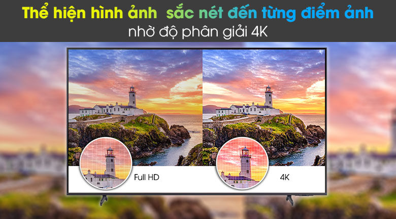 tivi led 4k samsung ua55au8100 - 4k