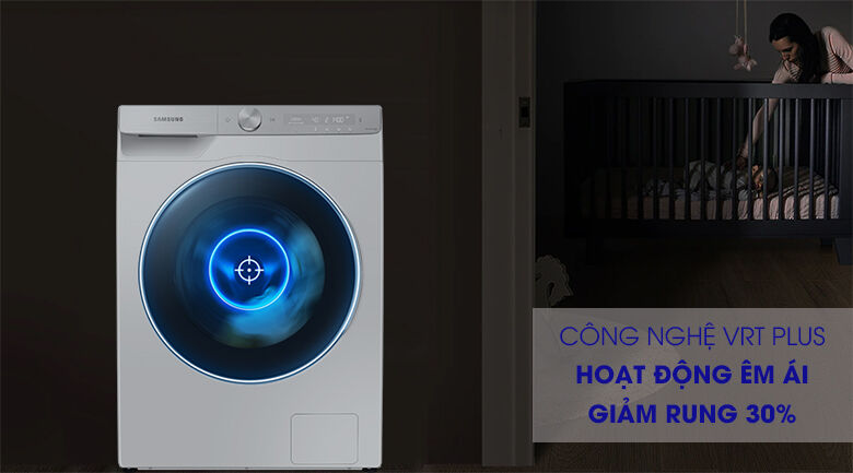 máy giặt samsung ww10tp44dsh/sv - công nghệ vrt plus