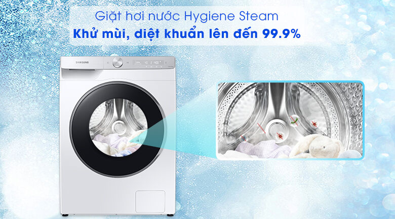 máy giặt samsung ww10tp44dsh/sv - giặt hơi nước