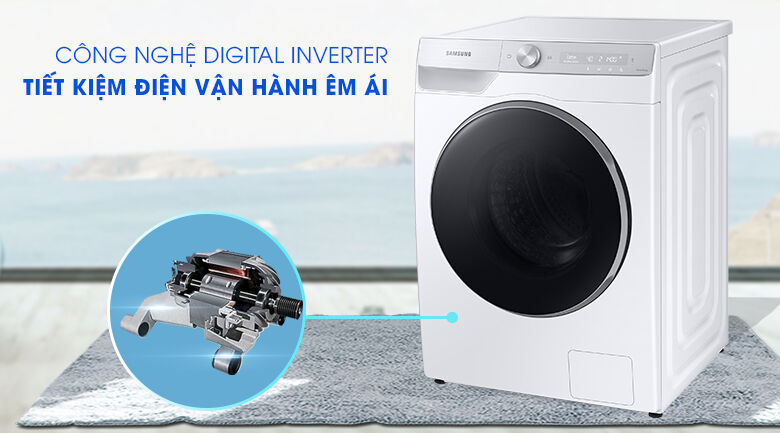 máy giặt samsung ww10tp44dsh/sv - động cơ digital inverter