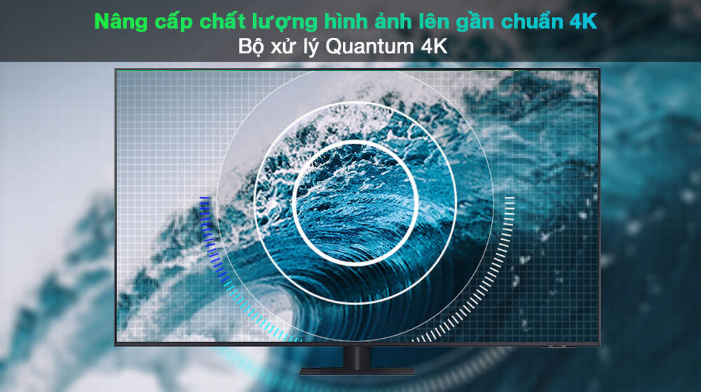 smart tivi qled 4k 65 inch samsung qa65q70a bộ xử lý quantum 4k
