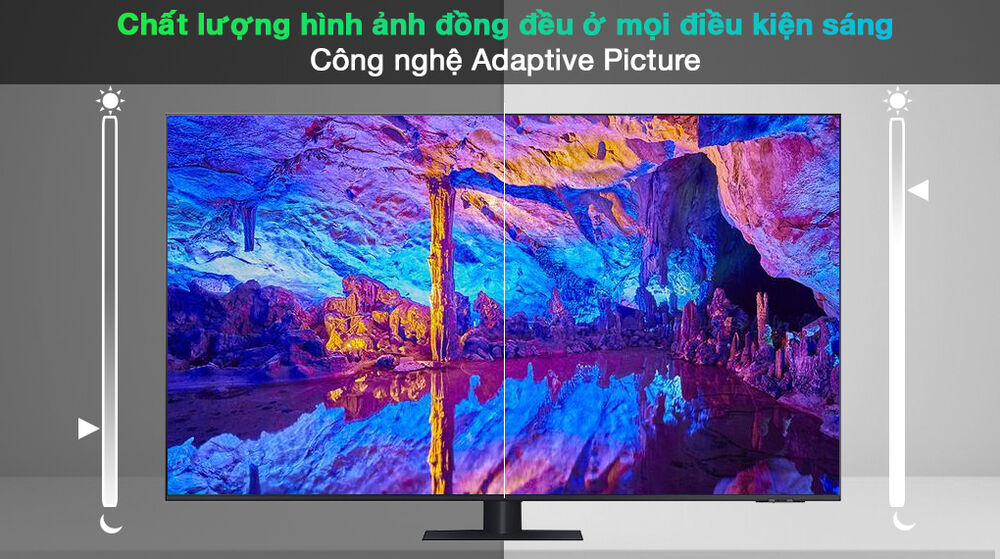 smart tivi qled 4k 65 inch samsung qa65q70a công nghệ adaptive picture