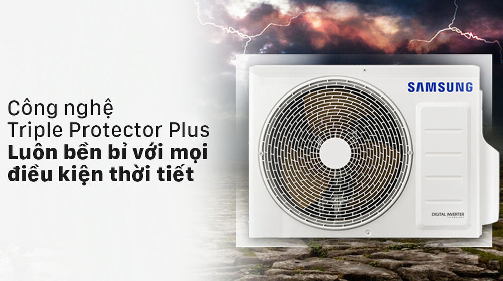 Máy lạnh Samsung Inverter 2 HP AR18TYHYCWKNSV - Công nghệ Triple Protector Plus máy lạnh samsung inverter 2 hp ar18tyhycwknsv - công nghệ triple protector plus