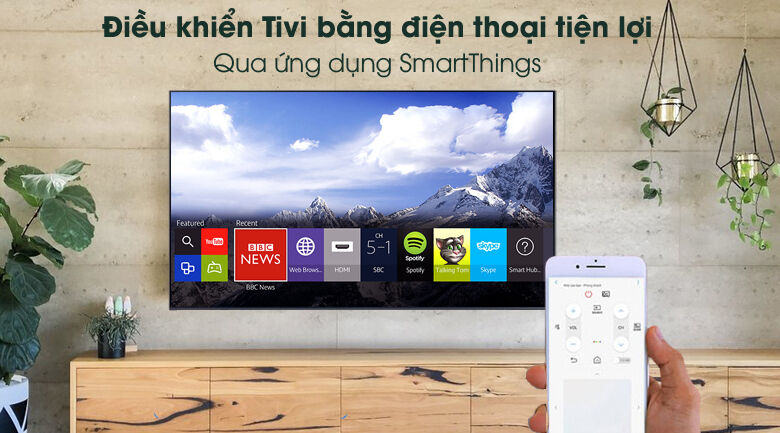 SmartThings - Smart Tivi Samsung 4K 60 inch UA60AU8100 smartthings - smart tivi samsung 4k 60 inch ua60au8100