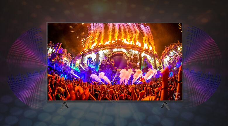 công nghệ âm thanh dolby ms12d/y - android tivi tcl 4k 50 inch 50p615