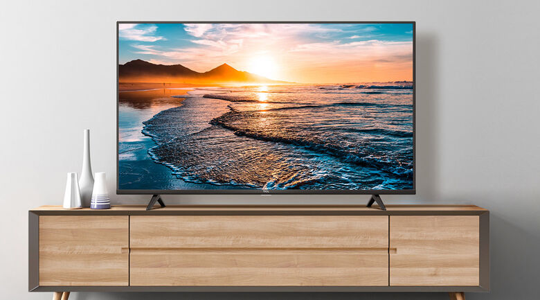 kiểu dáng gọn gàng - android tivi tcl 4k 50 inch 50p615