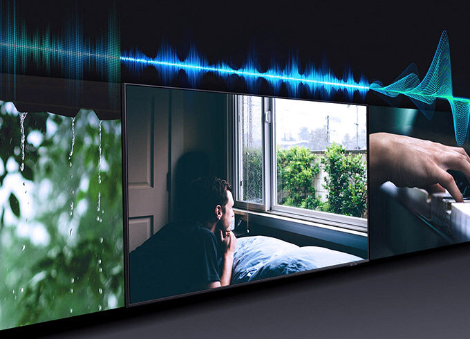 smart tivi qled samsung 4k 85 inch qa85q60a mới 2021