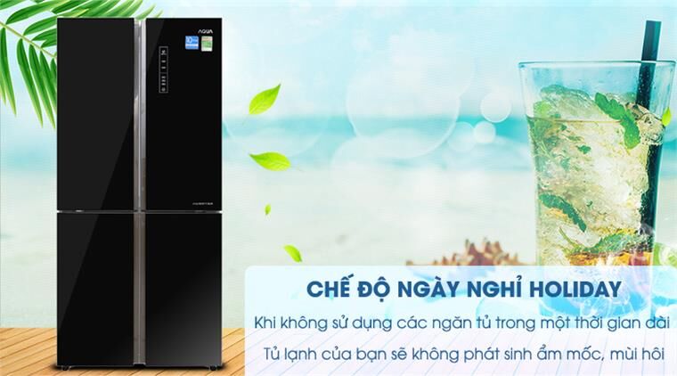 tủ lạnh aqua inverter 456 lít aqr-igw525em gb