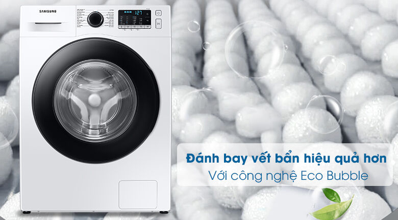 máy giặt samsung inverter 10kg ww10ta046ae/sv - giặt bong bóng