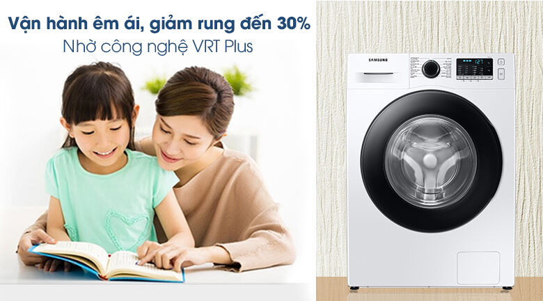 máy giặt samsung inverter 10kg ww10ta046ae/sv - vrt plus
