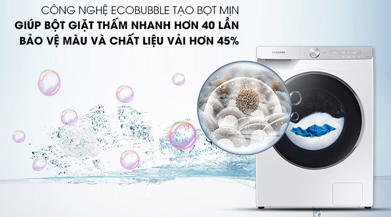 máy giặt samsung ww10tp44dsh/sv - ecobubble