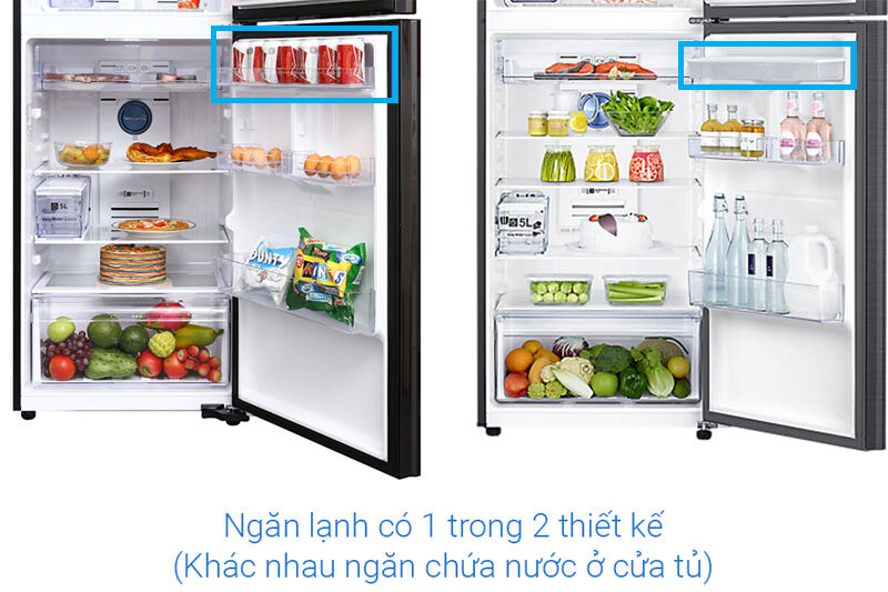 tủ lạnh samsung inverter 360 lít rt35k5982bs/sv - ngăn chứa nước