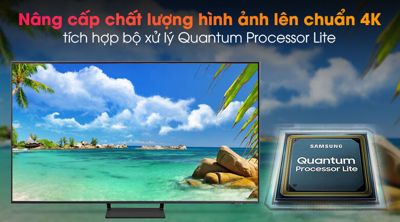 Smart Tivi QLED 4K 65 inch Samsung QA65Q65A - Bộ xử lý Quantum Processor Lite smart tivi qled 4k 65 inch samsung qa65q65a - bộ xử lý quantum processor lite