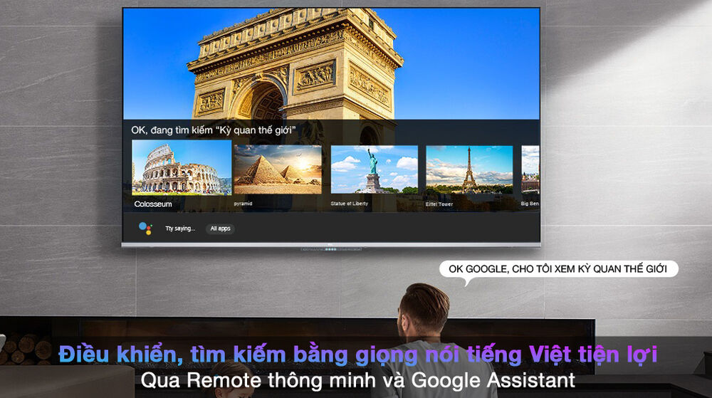 android tivi tcl 4k 55 inch 55p725 - google assistant
