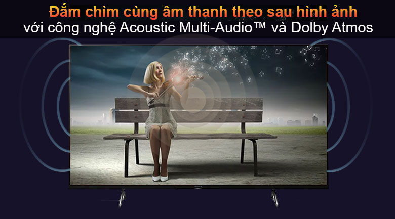 android tivi sony 4k 65 inch xr-65x90j - acoustic multi-audio™ và dolby atmos
