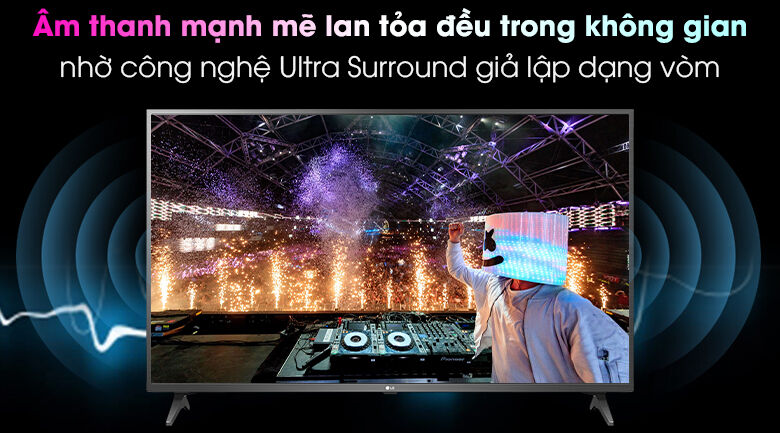smart tivi lg 4k 43 inch 43un7290ptf - chế độ âm thanh vòm ultra surround