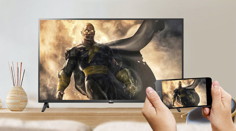 smart tivi lg 4k 43 inch 43un7290ptf - chia sẻ màn hình điện thoại với tivi tiện lợi