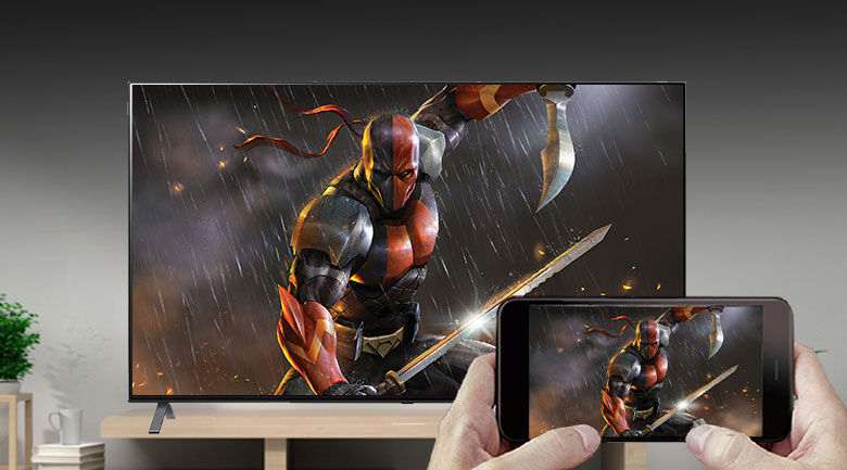 Tivi Nanocell LG 65NANO95TNA - Chiếu màn hình tivi nanocell lg 65nano95tna - chiếu màn hình