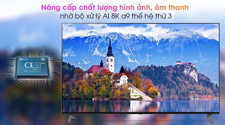Smart Tivi NanoCell LG 8K 65 inch 65NANO95TNA - Bộ xử lý AI 8K α9 thế hệ thứ 3 smart tivi nanocell lg 8k 65 inch 65nano95tna - bộ xử lý ai 8k α9 thế hệ thứ 3
