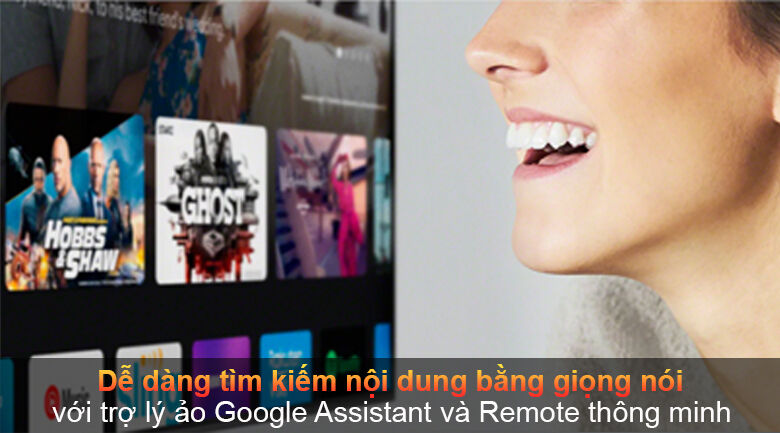android tivi sony 4k 65 inch xr-65x90j - trợ lý ảo google assistant và remote thông minh
