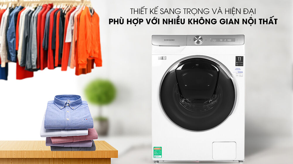 máy giặt samsung inmverter 9 kg ww90tp54dsh/sv - thiet ke may giat