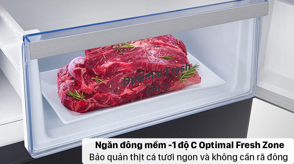 tủ lạnh samsung inverter 307 lít rb30n4190bu/sv - bảo quản thực phẩm không cần rã đông