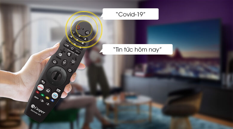 remote - smart tivi casper 4k 55 inch 55uw6000