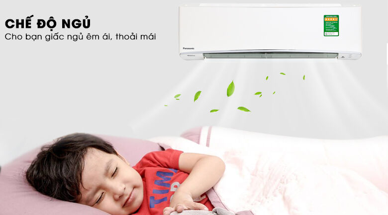 chế độ ngủ - máy lạnh panasonic inverter 1 hp cu/cs-xu9ukh-8