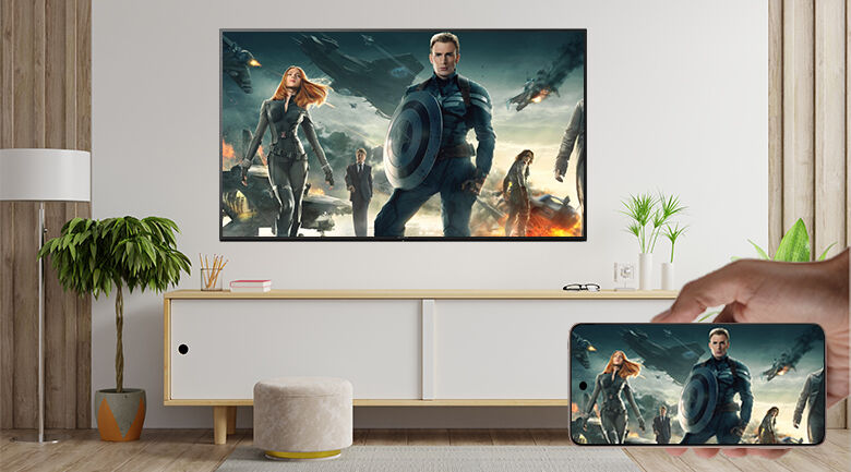 android tivi sony 4k 50 inch kd-50x75 - chromecast