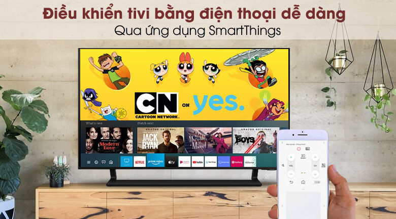 smart tivi qled 4k 43 inch samsung qa43q65a - smartthings