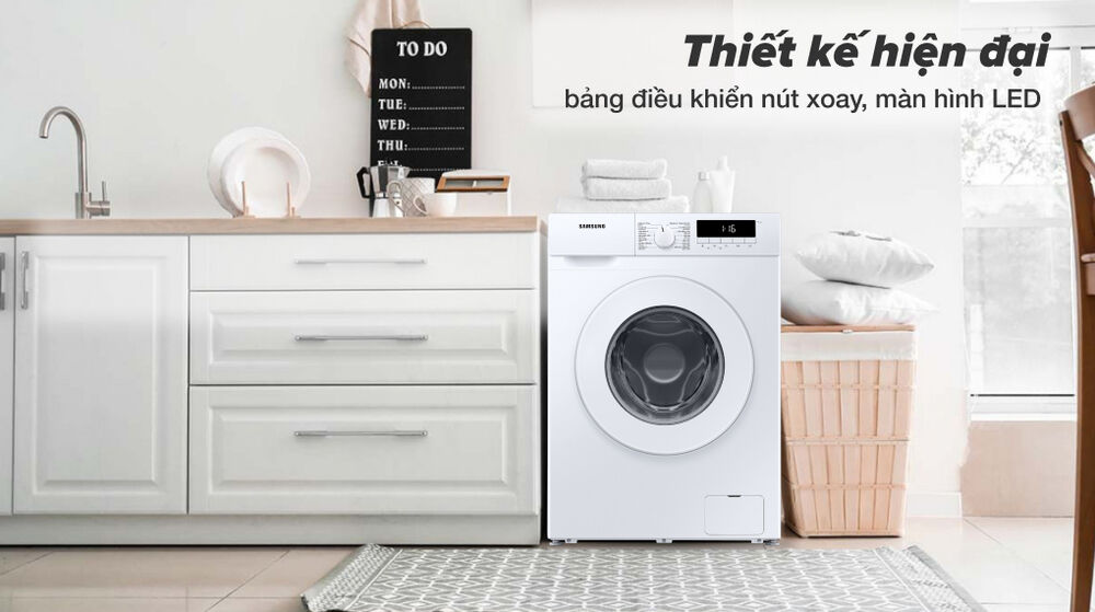 máy giặt samsung inverter 9 kg ww90t3040ww/sv - thiết kế