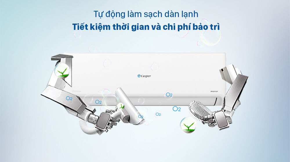 máy lạnh casper gc-12is32 - tự vệ sinh