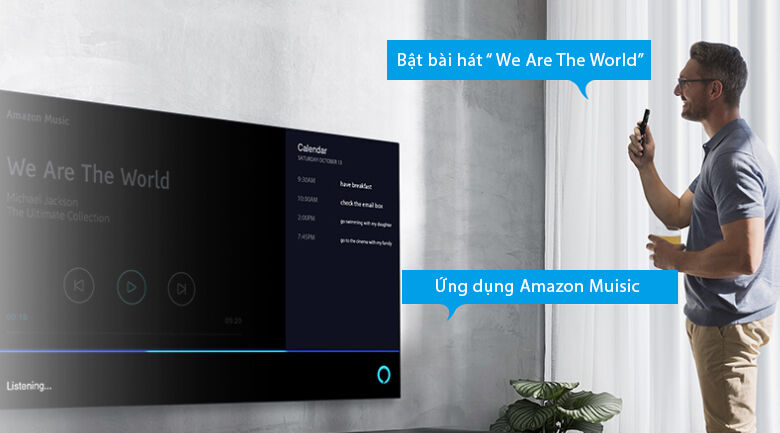 giọng nói - android tivi tcl 4k 55 inch 55p615