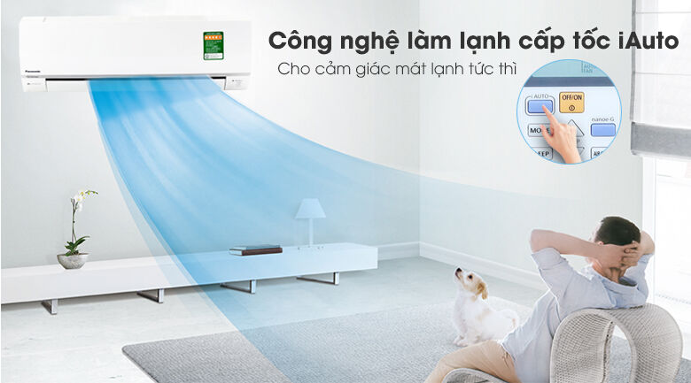 điều hoà panasonic 2 chiều 18000btu inverter yz18wkh-8