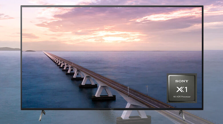 X1 tivi led sony kd-43x80j - bộ xử lý x1 4k
