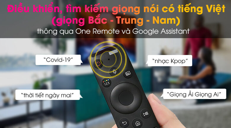 smart tivi neo qled 4k 65 inch samsung qa65qn90a - one remote và google assistant