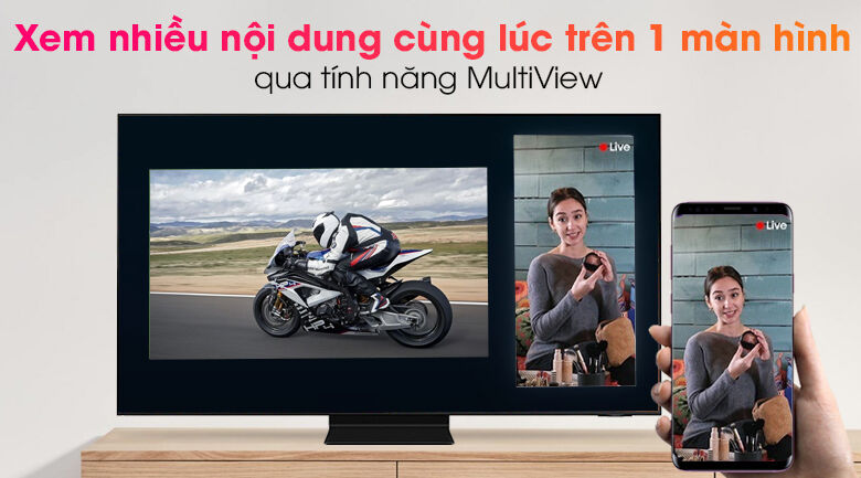 smart tivi neo qled 4k 65 inch samsung qa65qn90a - multiview