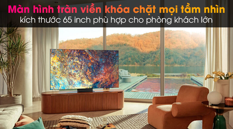 Tivi Neo QLED 8K Samsung QA65QN900A - Thiết kế Infinity One đẹp tối giản, màn hình tràn viền 65 inch tivi neo qled 8k samsung qa65qn900a - thiết kế infinity one đẹp tối giản, màn hình tràn viền 65 inch