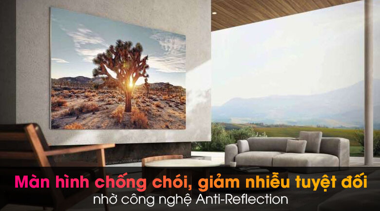 Tivi Neo QLED 8K Samsung QA65QN900A - Khả năng chống chói, giảm nhiễu nổi bật qua công nghệ Anti-Reflection tivi neo qled 8k samsung qa65qn900a - khả năng chống chói, giảm nhiễu nổi bật qua công nghệ anti-reflection