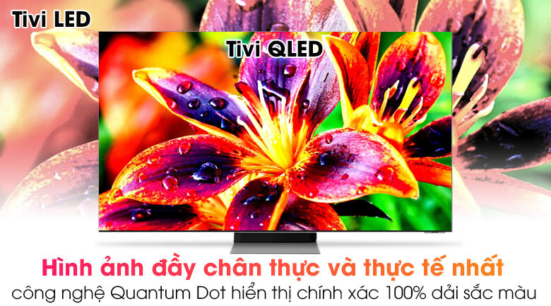Tivi Neo QLED 8K Samsung QA65QN900A - Hiển thị 100% dải màu sắc cho hình ảnh chân thật hơn với công nghệ chấm lượng tử Quantum Dot tivi neo qled 8k samsung qa65qn900a - hiển thị 100% dải màu sắc cho hình ảnh chân thật hơn với công nghệ chấm lượng tử quantum dot