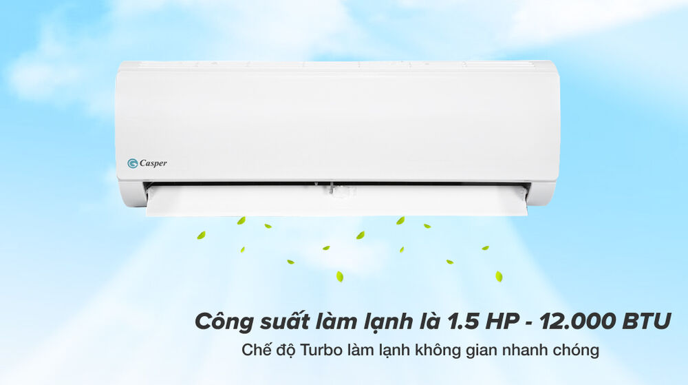máy lạnh casper 1.5 hp kc-12fc32 - công nghệ làm lạnh