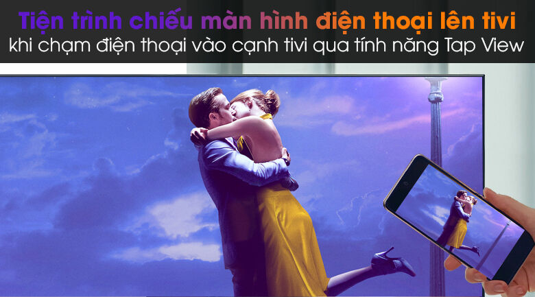 smart tivi samsung 4k 50 inch ua50au7200 - chia sẻ nội dung từ điện thoại lên tivi dễ dàng cùng tính năng airplay 2 (iphone), screen mirroring (android), tap view