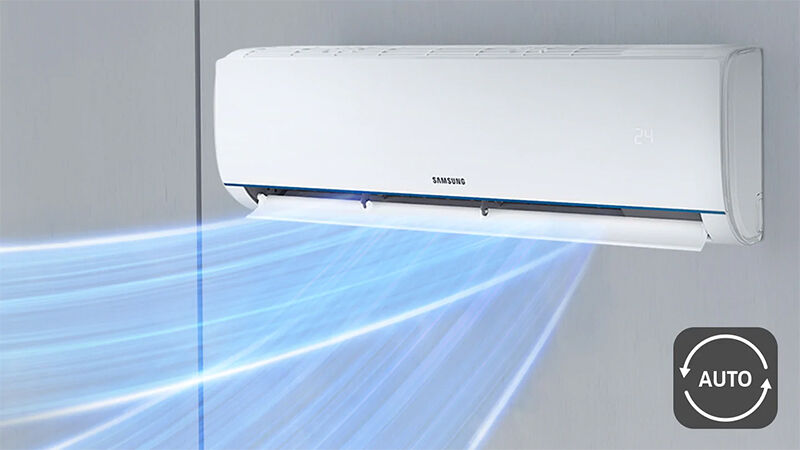 điều hòa samsung inverter ar5000h 12000 btu ar12tyhqasinsv - chức năng 2-way auto swing