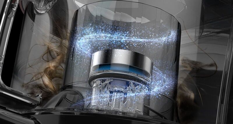 Máy ứng dụng công nghệ lốc xoáy bụi Cyclonic - Máy hút bụi Samsung VC18M21M0VN/SV-N máy ứng dụng công nghệ lốc xoáy bụi cyclonic - máy hút bụi samsung vc18m21m0vn/sv-n