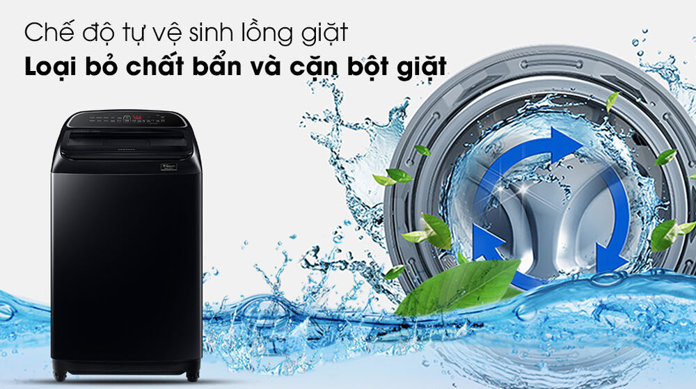 máy giặt samsung wa10t5260bv/sv - tự vệ sinh