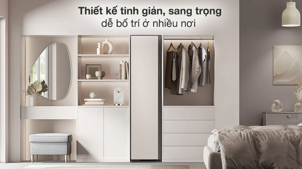 Tủ Chăm Sóc Quần Áo Thông Minh Samsung DF60A8500EG/SV - Tổng quan thiết kế tủ chăm sóc quần áo thông minh samsung df60a8500eg/sv - tổng quan thiết kế