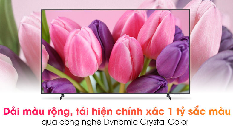 smart tivi samsung 4k 70 inch ua70au8100 - tái tạo trọn vẹn 1 tỷ sắc màu cùng công nghệ dynamic crystal color
