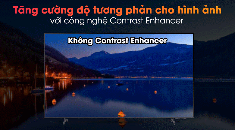smart tivi samsung 4k 70 inch ua70au8100 - tạo chiều sâu cho hình ảnh với công nghệ contrast enhancer