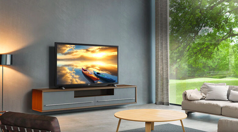 smart tivi led lg 32 inch 32lm636bptb thiết kế tinh tế, đơn giản